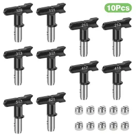 Partsdomauction 616361642768 Airless Spray Nozzles Tips Reversible Tip For Paint Sprayer
