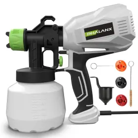 Pcx49-us Phalanx Paint Sprayer 6 Ft Corded Hvlp Spray 1200ml Capacity And 3 Nozzles Patterns