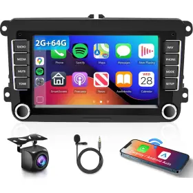 A3040a4mi2 Podofo 2 64g Android Car Stereo With Wireless Carplay/android Auto For Vw Jetta Seat