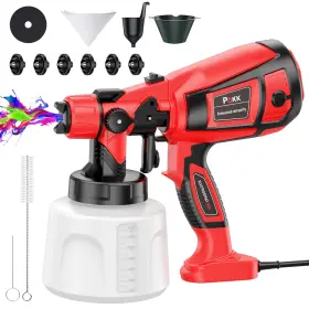 Psyqq01 Pokk Paint Sprayer 750w Hvlp High Power Electric Spray Gun With Adjustable