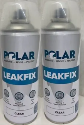 B09szf2k6c Polar 2 Pack- Leakfix- Waterproof Roof Sealant Clear 13.5oz