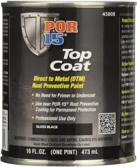 Por-15 744110872941 Top Coat Paint Direct To Metal Long-term Sheen And Color Retention 16