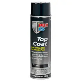 B00mbfoh7y Por-15 Oz Gloss Black Dtm Top Coat Spray Paint Long-lasting Sheen