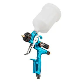 Prd-716 Porphis 799473832897 Hvlp Automotive Refinishing Spray Gun 1.3mm Nozzle Paint Blue