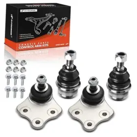 Apca8415 Premiumpartswhosale Set Of 4 Front Upper And Lower Ball Joints Kit Compatible With Mercedes-benz