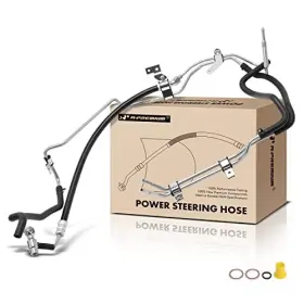 Appsh2966 Premiumpartswhosale Power Steering Pressure And Return Hoses Line Assembly Compatible With Nissan