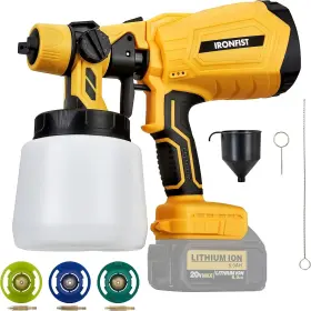 Production 445047688645 Electric Cordless Paint Spray Gun For Dewalt 20v Battery With Brushless Motor