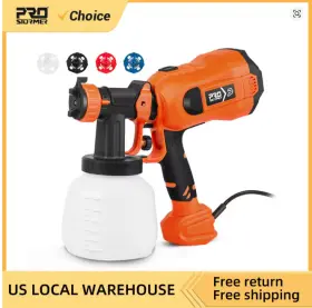 Psasg1000 Prostormer 750w Hvlp Paint Sprayer High Power Electric Spray Gun With 1200ml