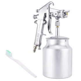 Qmf75 Qiumin Professional Hvlp Spray Gun With 3.0mm Nozzle And 1000cc Cup Metal Sipho