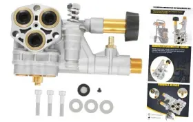 7108366 Ralzaoto Cleaning Manifold Replacement For Axial Cam Pressure Washer Pump