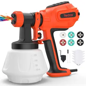 Nt11001 Redcar Paint Sprayer 800w Electric Spray Gun Hvlp With 5pcs