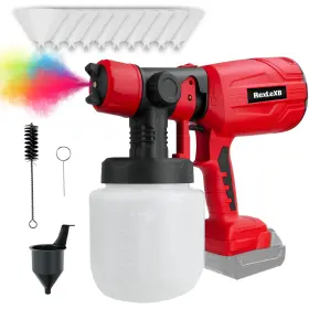 Sg002mwq Rexlelxb Paint Sprayer For Milwaukee 18v Li-ion Battery Hvlp Electric Gun Tools