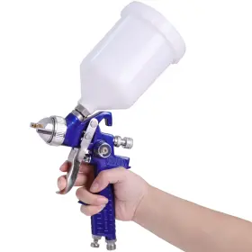 Roiketu 191170618079 Hvlp Paint Sprayer With 10pcs 600ml Mixing Quick Cup Spray Gun Set Cont
