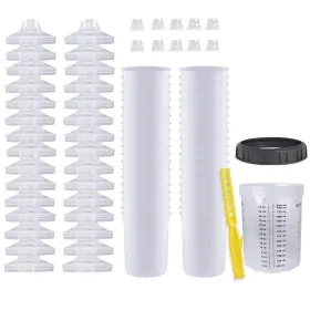 Bl093 Roiketu Disposable Paint Sprayer Gun Mixing Cup For Hvlp Spray Automo Bl093 Roiketu Disposable Paint Sprayer Gun Mixing Cup For Hvlp Spray Automo