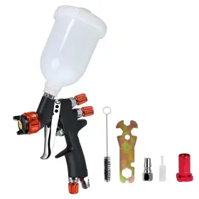 Bl129-us Roiketu Hvlp Air Spray Gun With 1.2mm Nozzles 300cc Plastic Cup Auto Paint