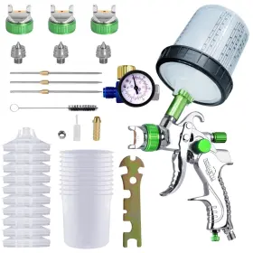 Bl159 Roiketu Hvlp Paint Sprayer With 10pcs 600ml Mixing Quick Cup Spray Gun