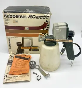 Cb-16152 Rubberset Vintage Sherwin Williams Flo-matic Electric Airless Paint Spray Gun