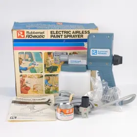Cf-40001 Rubberset Company Vtg Flo-matic Paint Sprayer Multi-purpose Electric Airless Cf 40001