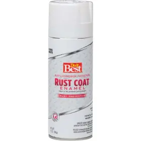 203505d Rust Coat Do It Best Enamel Gloss White 12 Oz. Anti-rust Spray Paint Sim