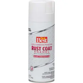 203612d Rust Coat Do It Best 12 Oz. White Enamel Sim Supply Inc