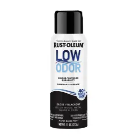388245 Rust-oleum Low Odor Premium Spray Paint 11 Ounce Pack Of 1 Blackout
