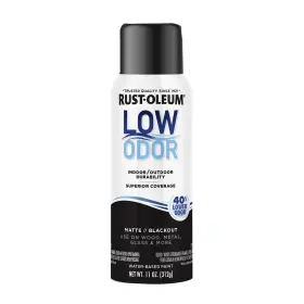 388279 Rust-oleum Low Odor Premium Spray Paint 11 Ounce Pack Of 1 Blackout