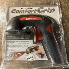 241526 Rust-oleum 445025448469 Comfort Grip Universal Spray Paint Gun Black 2 In X 7.25