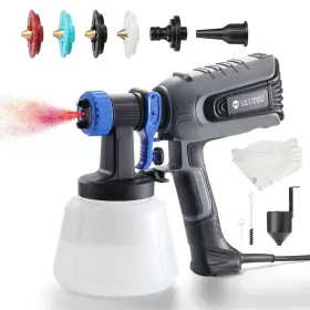 700w Sainsmart 816550029121 Paint Sprayer Hvlp Electric Spray Gun 1200ml Large Container Wi