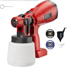 01-36-637 Samvinor Paint Sprayer For Milwaukee 18v Battery 200w Cordless Spray Gun With Copp