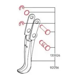 Sq92056 Sata Spray Equipment 92056 Trigger Set For K3