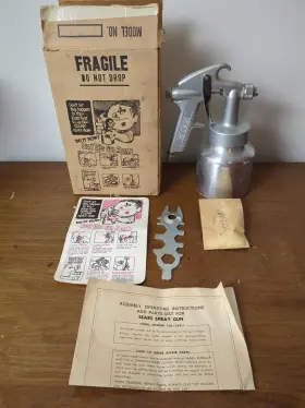 105.156911 Sears Vintage Craftsman Pneumatic Spray Gun Model