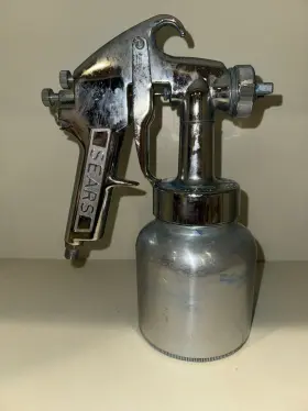106.157110 Sears Vintage Paint Sprayer Air Gun Model 9 66 50-lb Pressure
