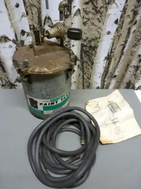 106.161051 Sears 3 Gallon 60 Psi Pressure Feed Paint Tank Sprayer System With Hose #106.161051