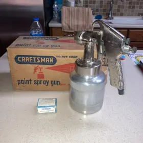 283.155400 Sears Vintage Craftsman Paint Spray Gun Unused Open Box