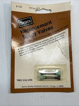 My16319 Sears Vintage Spray Valves 2 Pk For All Airless Hand-held Sprayers. Usa