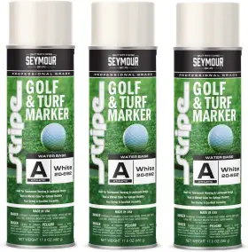 Seymour 20-692 Stripe Athletic Golf/turf Marker Spray Paint White 3 Pack 17 Oz