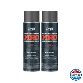 B0czxy43b1 Seymour Paint 620-1411 Industrial Mro High Solids Spray Aluminum 16oz 2-pack