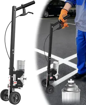 Sftpo 744759033826 Striping Line Painting Wand Industrial Two-wheel Spray Paint For