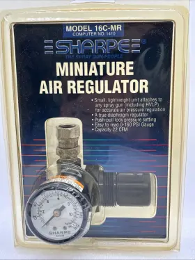 16c-mr Sharpe Mini Automotive Paint Spraying Regulator 22 Cfm 1410
