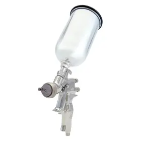 253435 Sharpe Spray Guns Razor 1.5 Mm Hvlp Gravity Feed Gun W Polished Aluminium Cup