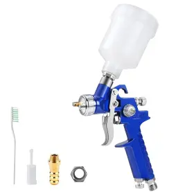Sfus-h2000bluebsrp Si Fang Hvlp Spray Gun With 1.0mm Nozzle Small Air Compressor Paint Sprayer