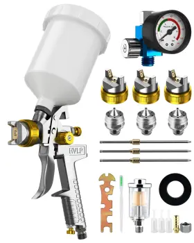 H827a Sicopro Hvlp Paint Sprayer Gun Air For House Painting Cars