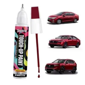 Sipero R-569m For Honda Touch Up Paint Pen - Exact Color Match Radiant Red Metallic