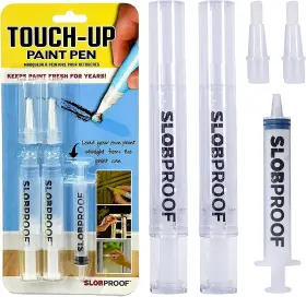 Slobproof 855614004001 Touch-up Paint Pen - Refillable Brush Pens P