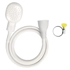 Soerreo 727277063698 Sink Spray Rubber Hose Portable 0.017-0.023 M White
