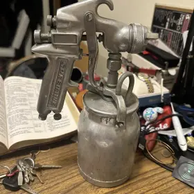 2z361-078 Speedaire Vintage Paint Spray Gun #2z361 078