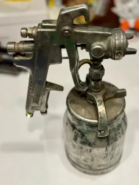 4f340 Speedaire Vintage Siphon Feed Paint Spray Gun - Tested
