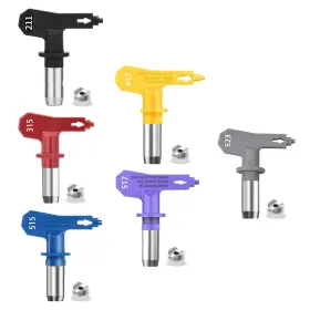 Zc001 Spray Freely 6 Pcs Reversible Paint Sprayer Tips Airless Nozzles For Sp