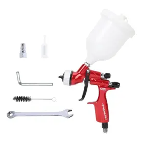 Spray Master 635405871629 Hvlp Air Gun With 1.3mm Nozzle 600 Ml Capacity Cup Automotive Paint Gun