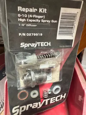0279919 Spraytech Spray Tech Repair Kit - G-10 High Capacity Gun 7/8 Inch Disfuser New
